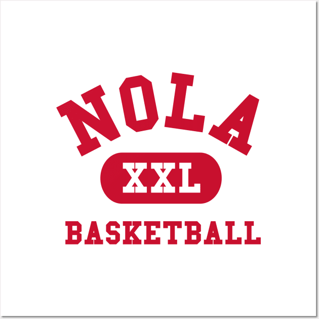 NOLA Basketball II Wall Art by sportlocalshirts